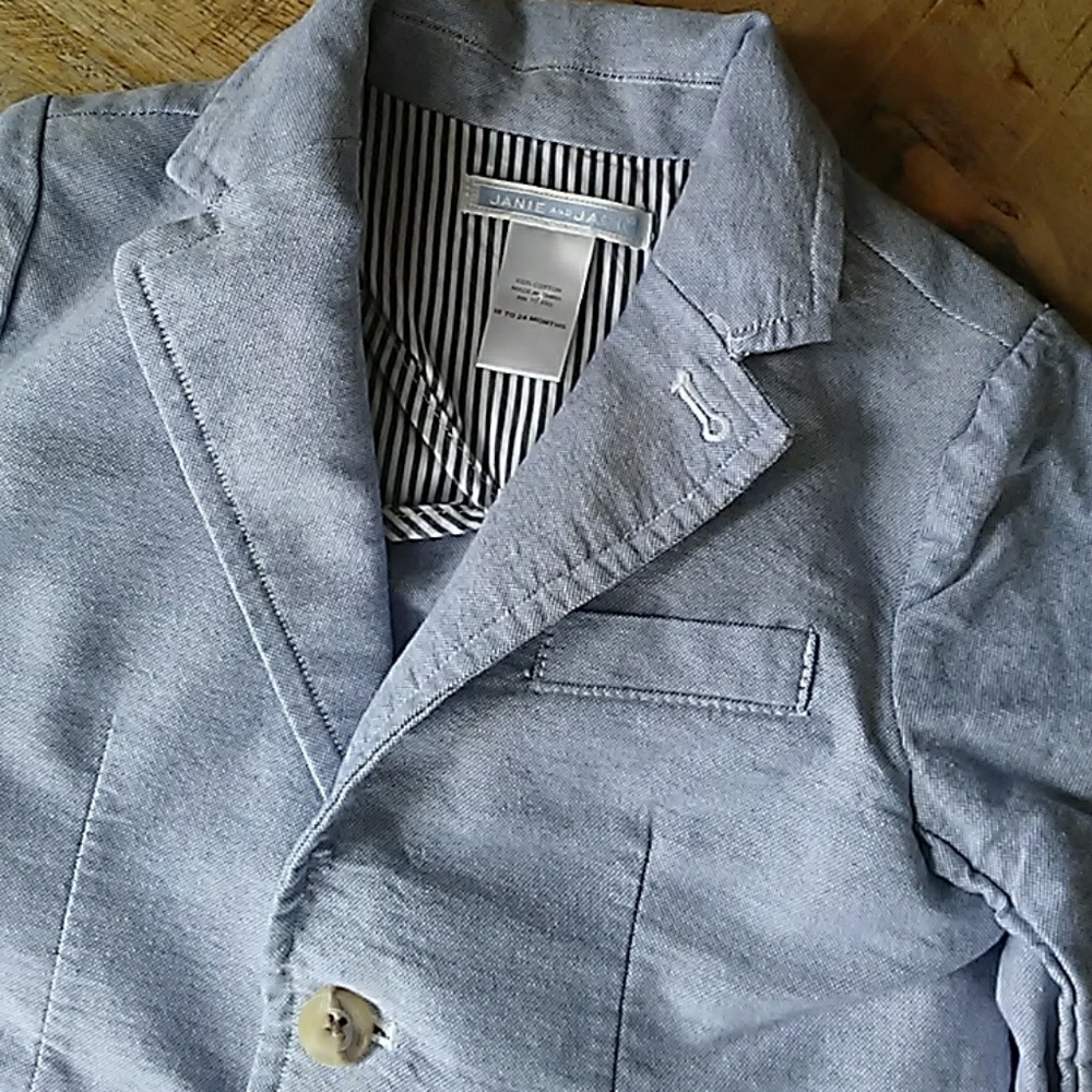 Janie and Jack boys blazer 18-24m